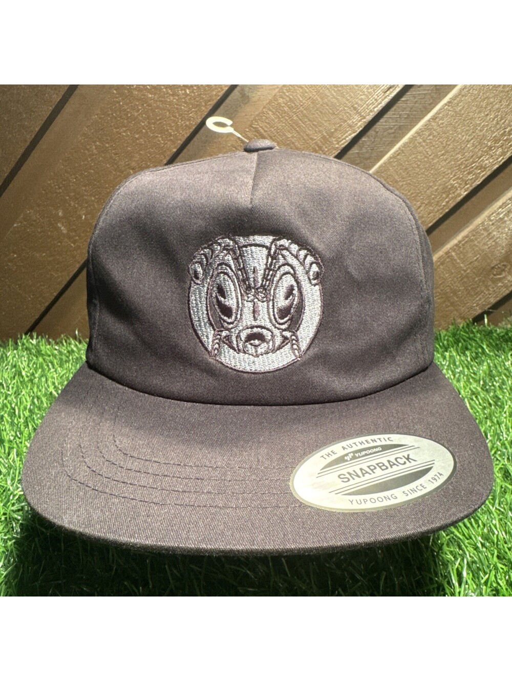 Official Papa Roach Snapback Hat Embroidered Roach Head Yupoong Black Cap